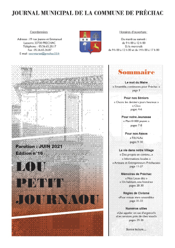 bulletin municipal 2021
